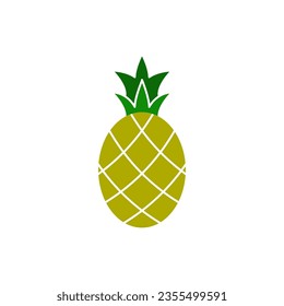 pineapple icon vector design templates 