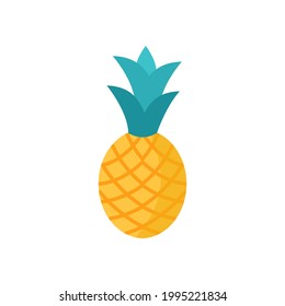 Pineapple icon vector illustration cartoon style. EPS 10