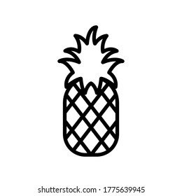 diseño vectorial de iconos de piña