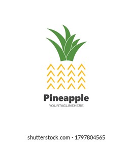 pineapple icon vector illustration design template