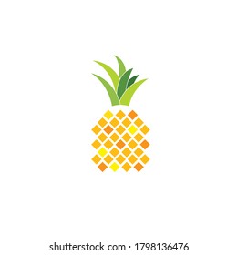 pineapple icon vector illustration design template