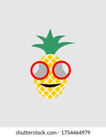 PINEAPPLE ICON VECTOR LOGO DESIGN