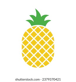 Pineapple icon vector sign and symbol on trendy design for design and print.