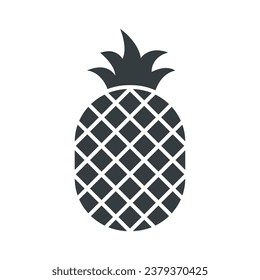 Pineapple icon vector sign and symbol on trendy design for design and print.