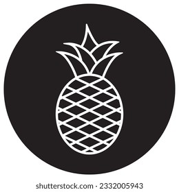 pineapple icon vector template illustration logo design