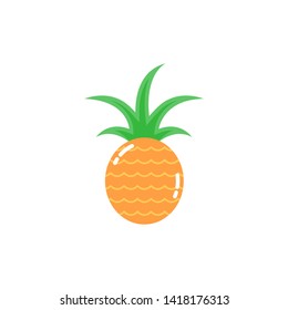 Pineapple icon,Fruit icon,Vector and Illustration.