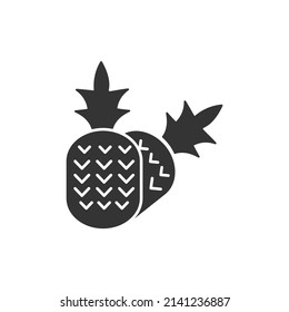 Pineapple icons  symbol vector elements for infographic web