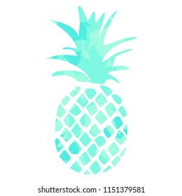 Pineapple illustration, typography, t-shirt graphics, vectors