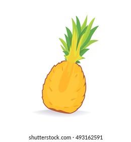 Pineapple isolated Vector illustration