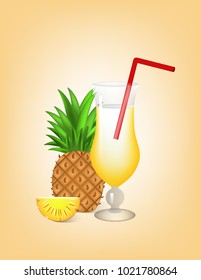 Pineapple juice banner