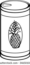 pineapple juice can