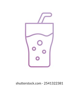 Ananassaft-Symbol auf weißem Hintergrund, Vektorgrafik