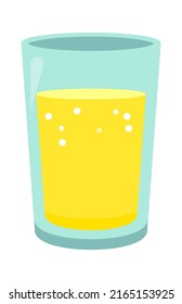 Pineapple Juice Tropical Fruit. Vector illustration