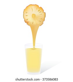 Pineapple juice for your design