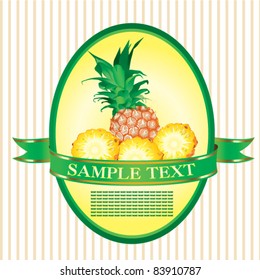 pineapple label