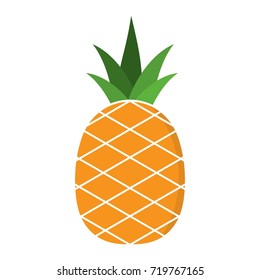 Pineapple logo design template