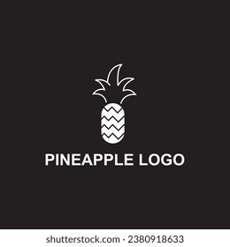 pineapple logo , pineapple fruit logo design vector image