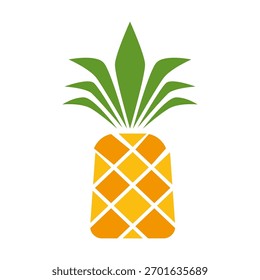 Pineapple logo icon design template