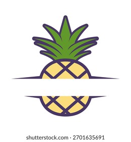 Design-Vorlage für Ananas-Logo-Symbol