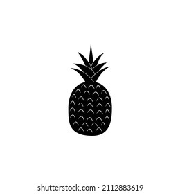 pineapple logo stock illustration design