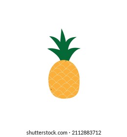 pineapple logo stock illustration design