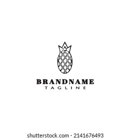 Ananas-Logo-Vorlage Symbol Design moderne Vektorgrafik