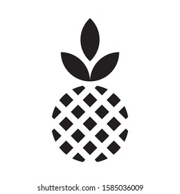Pineapple logo template vector fruit icon design