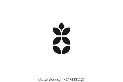 Plantilla de diseño de Ilustración vectorial de logotipo de piña