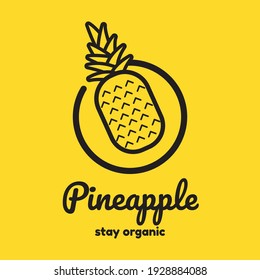 Pineapple logo for your company or your product