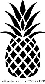 Pineapple - Minimalist and Flat Logo - Vector illustration
