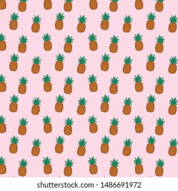 Pineapple pattern eps file. File is Including repetitive patterns swatch