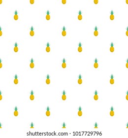 Pineapple pattern seamless in flat style for any design