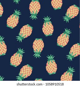 pineapple pattern vector design