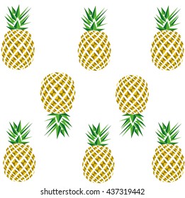 pineapple pattern vector illustration