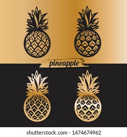 Pineapple Phu Lae Logo Vector Vintage