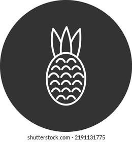 Pineapple Pixel Perfect Detail Icon