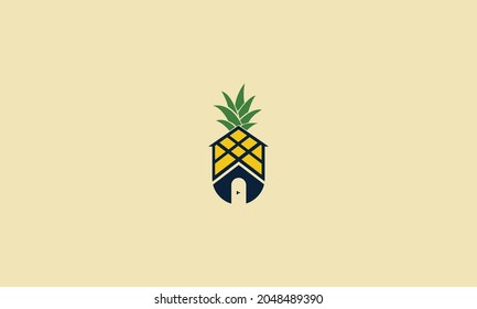 PINEAPPLE REAL ESTATE LOGO DESIGN FOR ILLUSTRATION USE