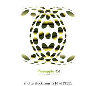 Pineapple Rot Design Logo Template