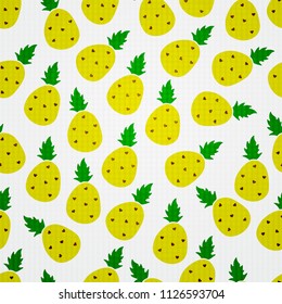 Pineapple seamless pattern background