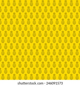 pineapple seamless pattern background vector