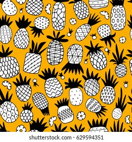 Pineapple set, sketch for your design