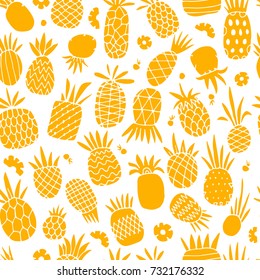 Pineapple set, sketch for your design