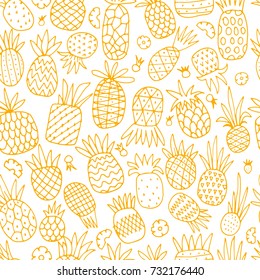 Pineapple set, sketch for your design