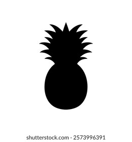 Pineapple silhouette icon vector design.