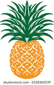 Ananas Silhouette Vektorgrafik