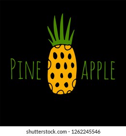 Pineapple, sketch for your design