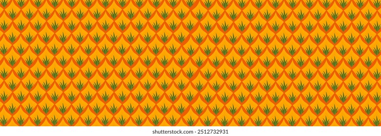 pineapple skin pattern background. Pineapple peel vector illustration. summer pineapple fruit background.