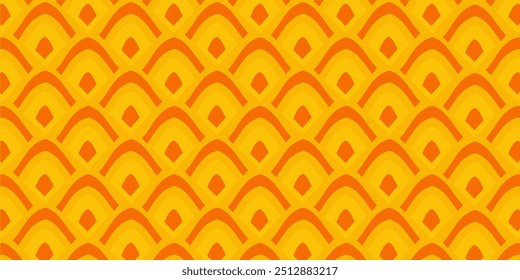 pineapple skin pattern background. Pineapple peel vector illustration. summer pineapple fruit background.