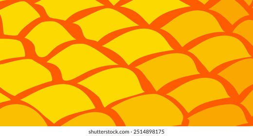 pineapple skin pattern background. Pineapple peel vector illustration. summer pineapple fruit background.