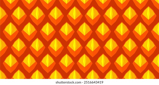 pineapple skin pattern background. Pineapple peel vector illustration. summer pineapple fruit background.